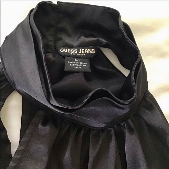 NWOT Guess Jeans Black Sleeveless Top - Picture 5 of 7